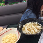 はなまるうどん - 娘のかけうどん（＾∇＾）