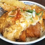 Genki Dining Hirai Higashimachi Ten - かつ天丼  アップ