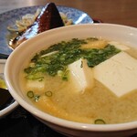 山本屋食堂 - プラス50円で味噌汁に変更