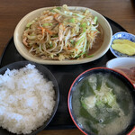 しなだ食堂 - 野菜炒め定食　900円税込