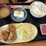 まこと屋 - Sランチ　唐揚げです