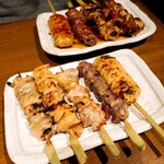 Ore no Yakitori Ooimachi - ５本盛り 塩(390円)