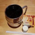 Komeda Coffee Ten Shinkotoni Ichibandori Ten - たっぷりアイスコーヒー甘み抜き(550円)です。