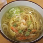 めん太郎 - かき揚げうどん　550円