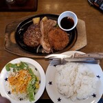 ステーキのどん - サラダ追加しちゃいました。