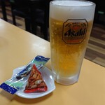 中国料理 樹林 - 2020年3月　アサヒ生ビール　580円+税