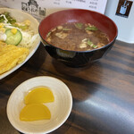 Kitchen Kineya - 赤味噌のお味噌汁美味い