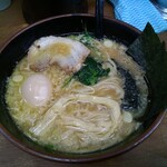 江戸一 - 豚鶏ラーメン味玉トッピング