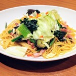 Jolly Pasta Gifu Higashi Ten - ほうれん草とベーコンのバター醤油