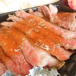 Kumamoto Wagyu Matsuoka - おまかせステーキ、別角度から