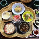 Uofusa - 松花堂弁当 1,000円（税別）。　　　　　2020.05.03