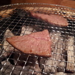 Sumibi Horumon Bekoya Matsuyama Chifune Ten - ミスジこれでも焼きすぎ