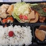 味どころ 雅び - 美明豚（びめいとん）のスタミナ焼き肉弁当800円