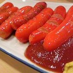 かどや - 料理写真:赤ウインナー