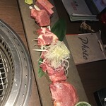 Matsusaka Ushi Yakiniku no GANSAN Sattomachi Bettei - タン盛り合わせ