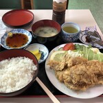 進栄楼 - 肉天定食800円税込