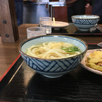 中西うどん - よーく湯煎さして麺が滑らかになったらok