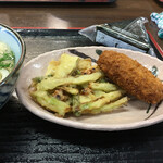 中西うどん - 野菜も食べ野菜