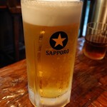 万里食堂 - 2020年6月　生ビール　500円