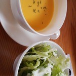 カフェココチ - 今日のスープはかぼちゃ