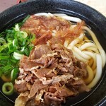 Self Udon Komugiya - 肉うどんにしてみました