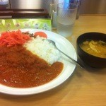 Matsuya Nippori Ten - フレッシュトマトカレー+紅しょうが