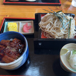 Soba no Aoyama Tei - 鰻丼セット