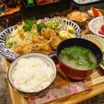 Oshokuji-dokoro Kozuchi - 季節限定 カキフライ定食［¥1200］2020年2月