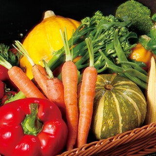 Enjoy seasonal vegetables using carefully selected organic vegetables.