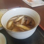 Teuchi Soba Yasan Udon Yasan - 肉汁うどんの肉汁