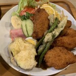 Rakuen - 魚のフライ定食【2020.6】