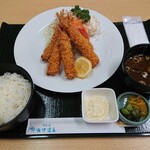 Restaurant Suigo - エビフライ定食(1,200円)