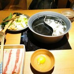 Shabu Shabu On Yasai Kamata Nishiguchi Ten - 牛と豚食べ放題　3278円@税込み