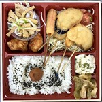 Kushi Katsu to Osake Dengana Shimokitazawa Ten - 串カツと唐揚げ弁当1080円