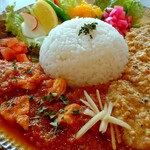 Spicy Curry WANYA - チキン&チキンキーマ