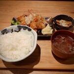 Nikujiru Gyoza no Dandadan Kinshicho Ten - メンマと鶏スープ付き