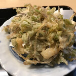 丹波そば切り 花格子 - 小えびのかき揚げが、2ピース