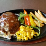 Restaurant Fine Herbes - 特製ハンバーグ