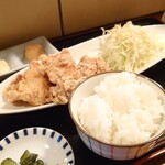 焼鳥 嘉祥 - からあげ定食@¥850