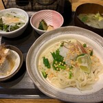 おまめさん - ぶっかけ稲庭風うどん①