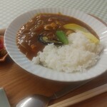 Ohenro no Eki Kokubu - おむすび定食（チキンカレーライス）