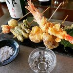 DINING BAR 古酒楽 - 料理写真:天ぷら盛り合わせ