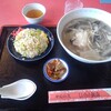 しいたけ飯店 - 料理写真:しいたけラーメン+半炒飯