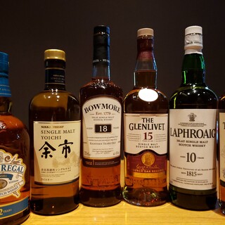 We have a selection of delicious whiskeys