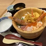 海の穂まれ - 特盛うに海鮮にぎわいおひつ