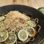 Ita Soba Chidori - すだち蕎麦 1100円