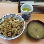 Mikawa Ya - 牛丼（大）＆ みそ汁