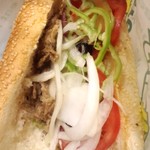 SUBWAY Ion Moru Musashimurayama Ten - 野菜多めで注文しても…