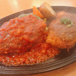 Hamburger steak  Onion Tos Ten - 