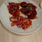 Yakiniku Dining JAN Ichinomiya - ハラミ・じゃんカルビ・赤身ロース  (タレ)